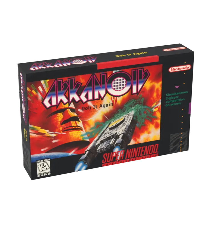 Arkanoid Doh It Again Reproduction Box