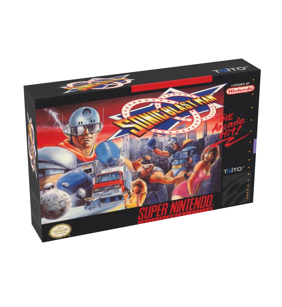 Sonic Blast Man Reproduction Box