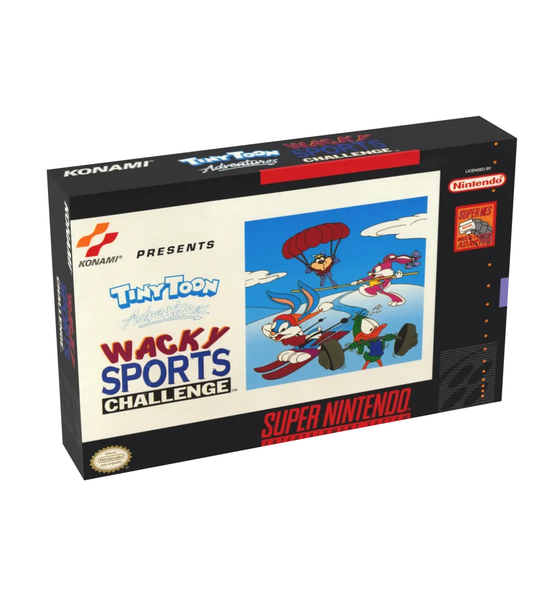 Tiny Toon Adventures Wacky Sports Challenge Reproduction Box