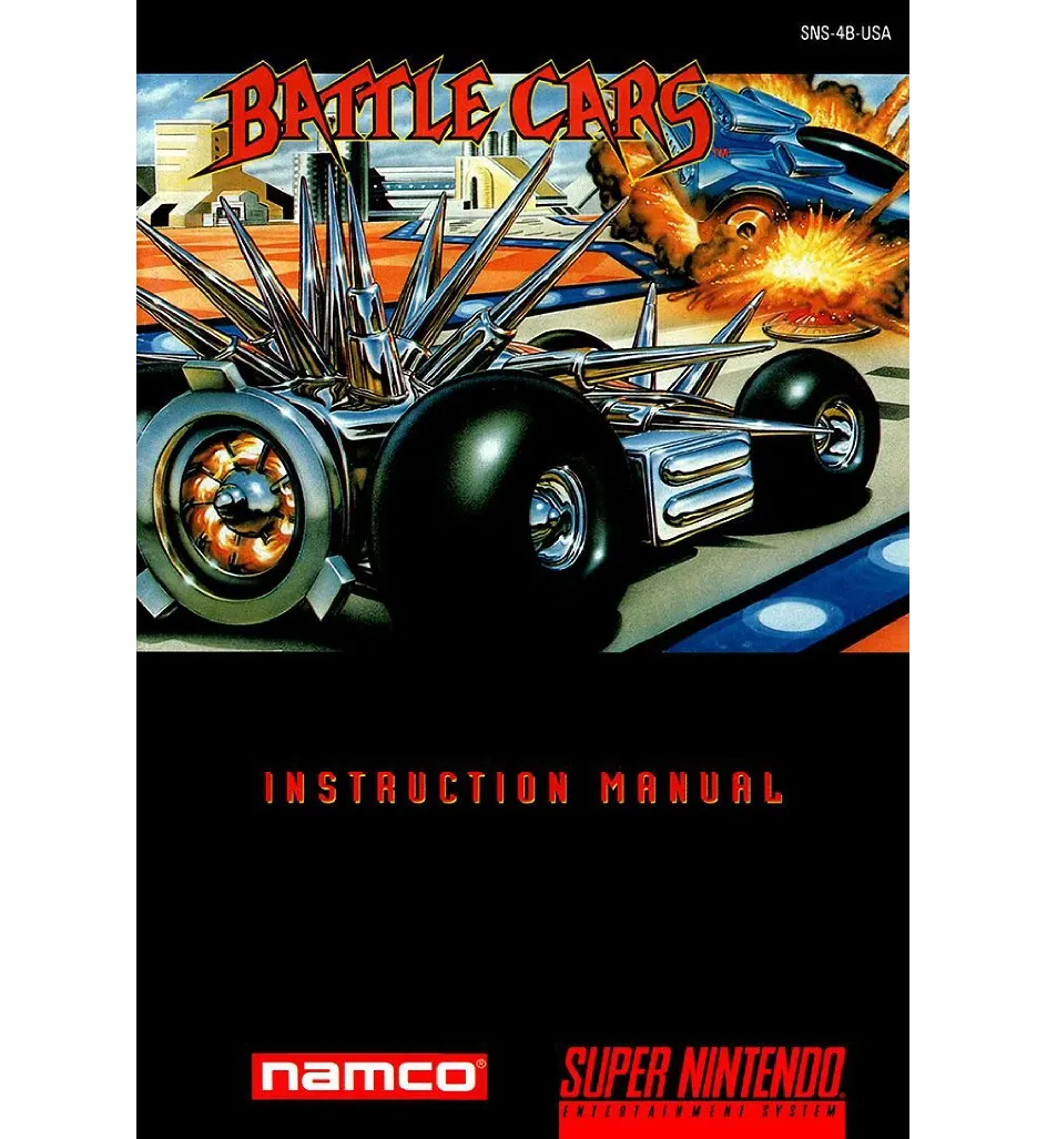 Battle Cars Reproduction Manual