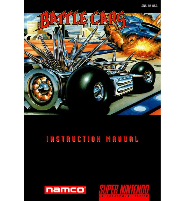 Battle Cars Reproduction Manual