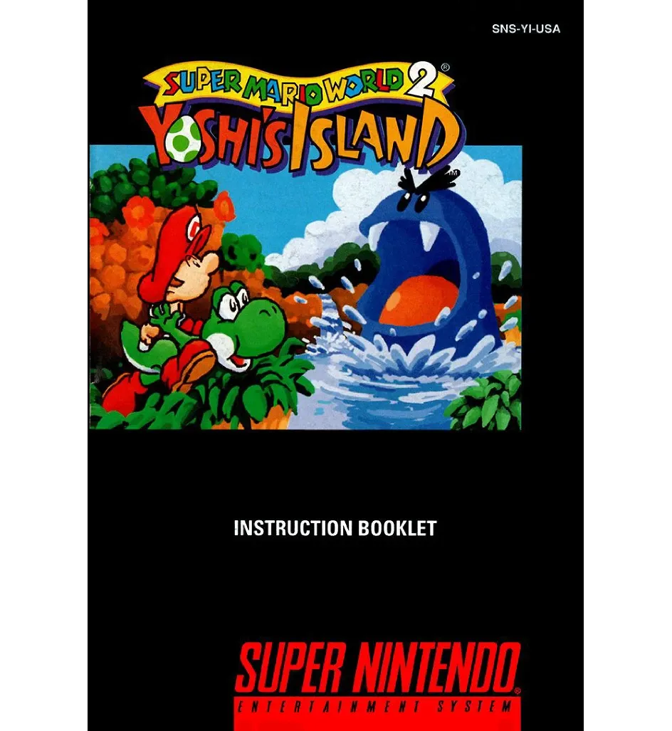 Super Mario World 2 Yoshi&#39;s Island Reproduction Manual