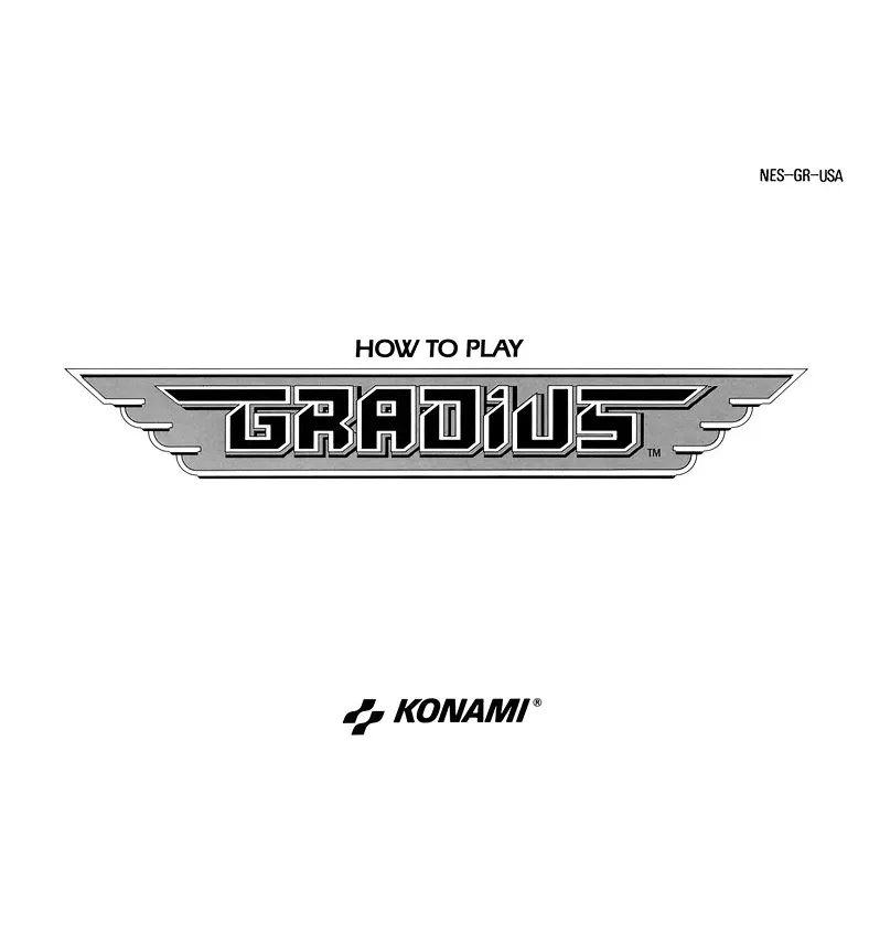 Gradius Reproduction Manual