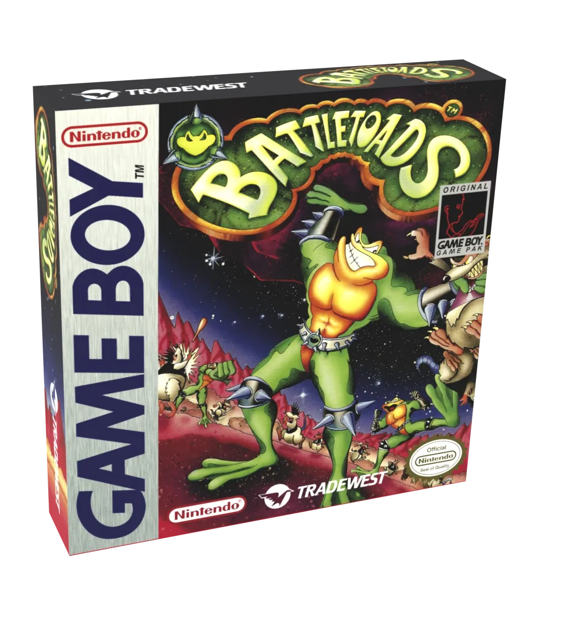 Battletoads Reproduction Box