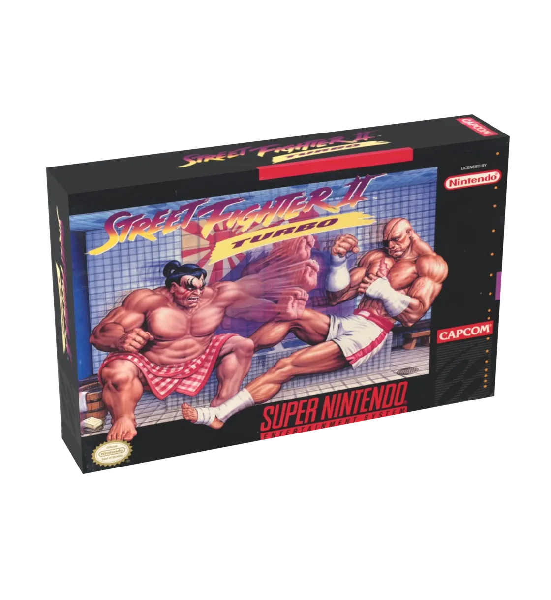 Street Fighter 2 Turbo Reproduction Box