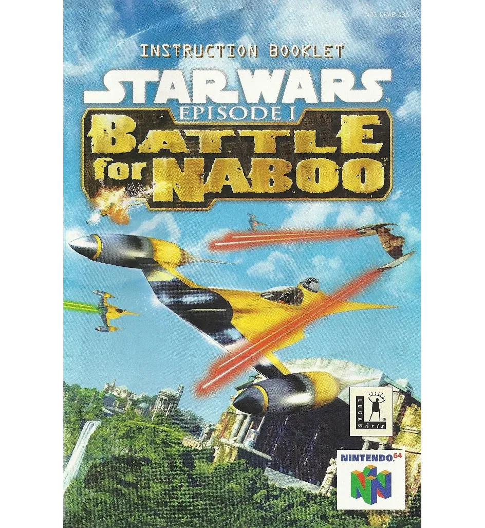 Star Wars Battle for Naboo Reproduction Manual