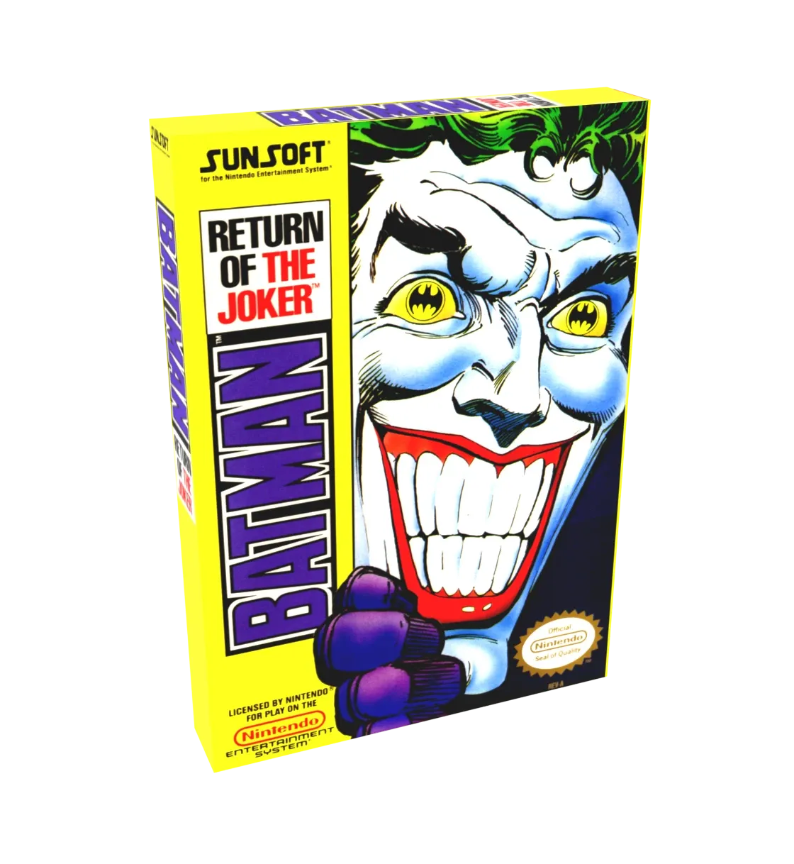 Batman Return of the Joker Reproduction Box
