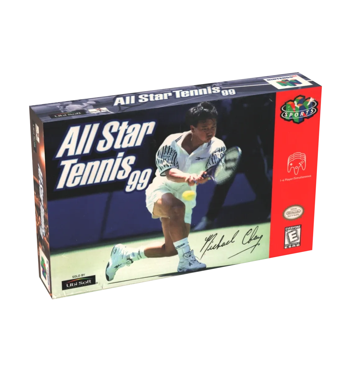 All Star Tennis 99 Reproduction Box
