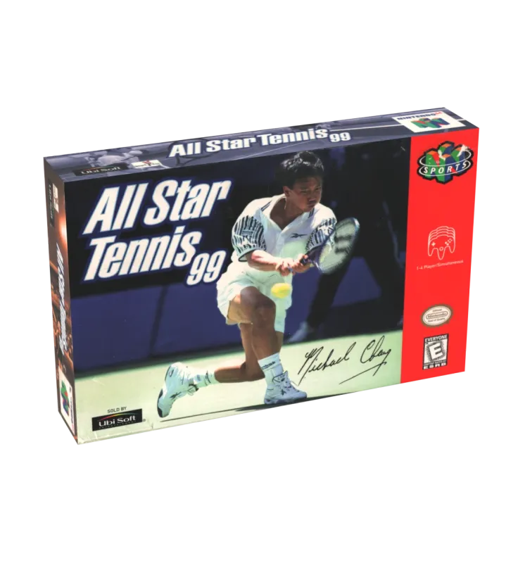 All Star Tennis 99 Reproduction Box