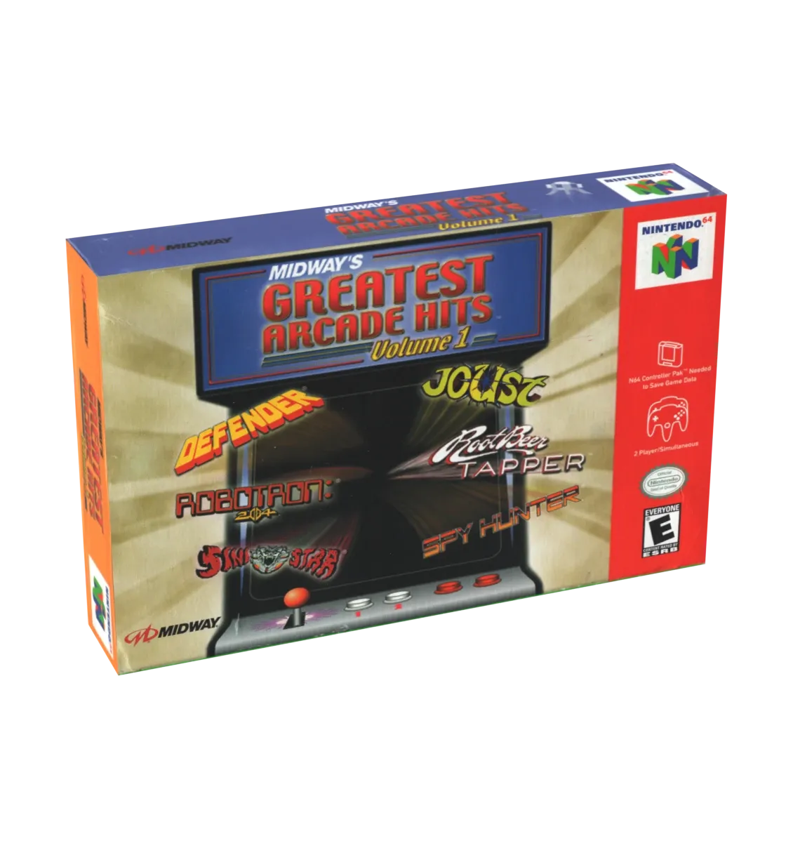 Midway&#39;s Greatest Hits Volume 1 Reproduction Box