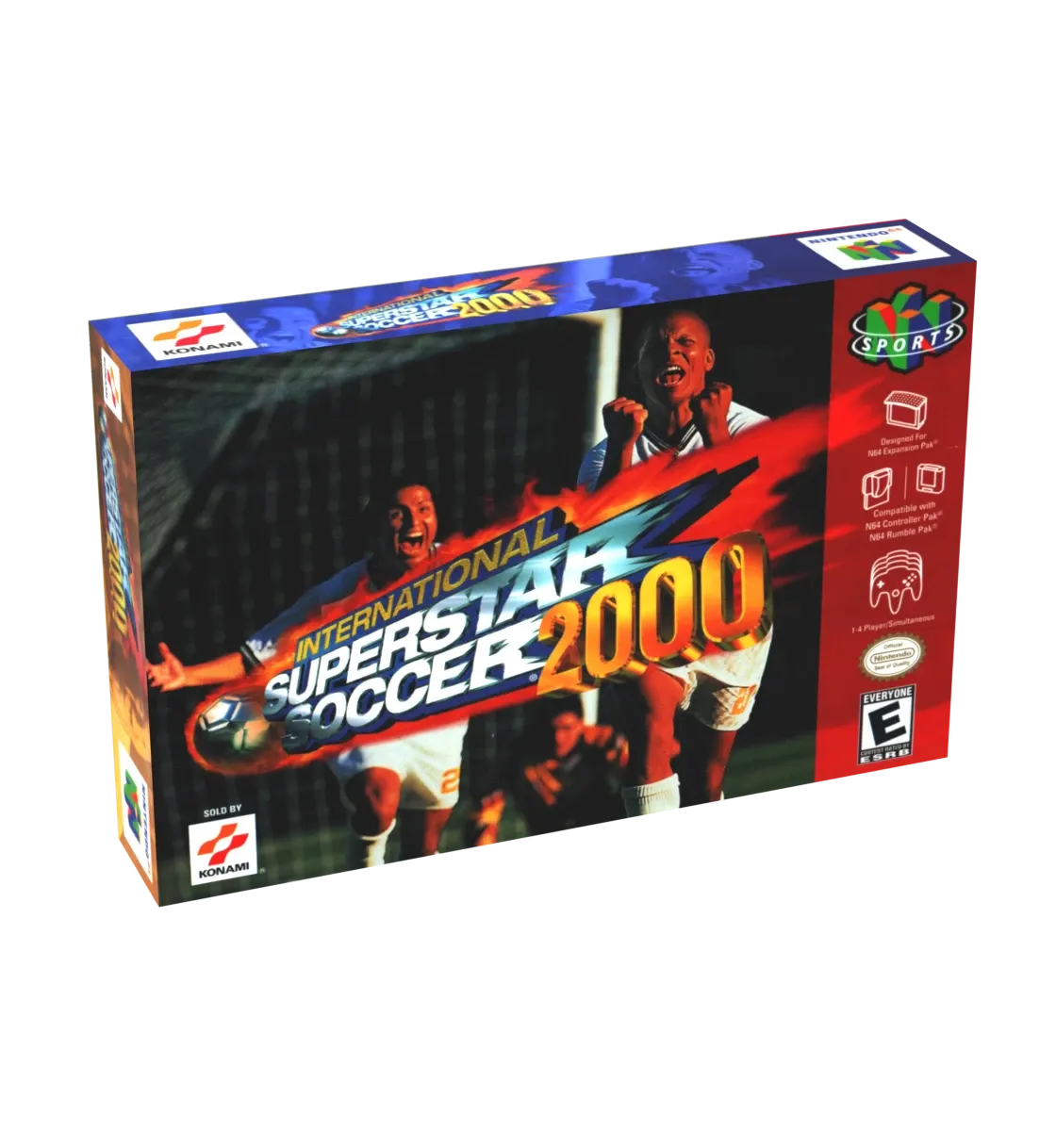 International Superstar Soccer 2000 Reproduction Box