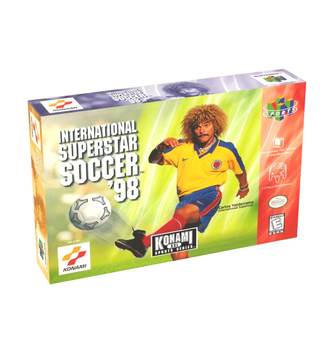 International Superstar Soccer 98 Reproduction Box