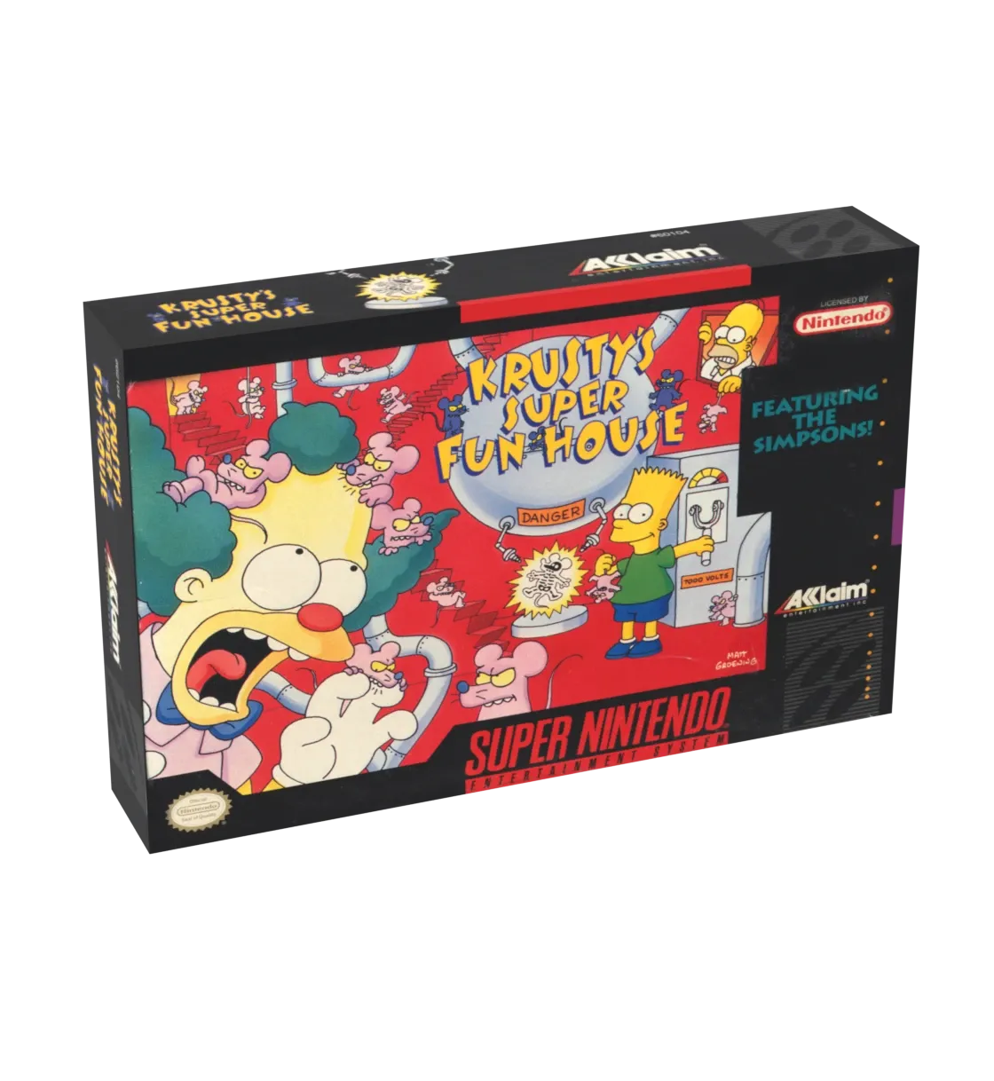 Krusty&#39;s Super Fun House Reproduction Box