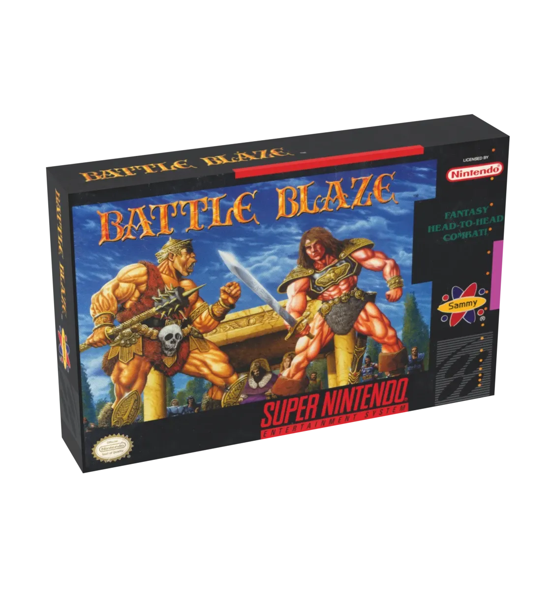 Battle Blaze Reproduction Box