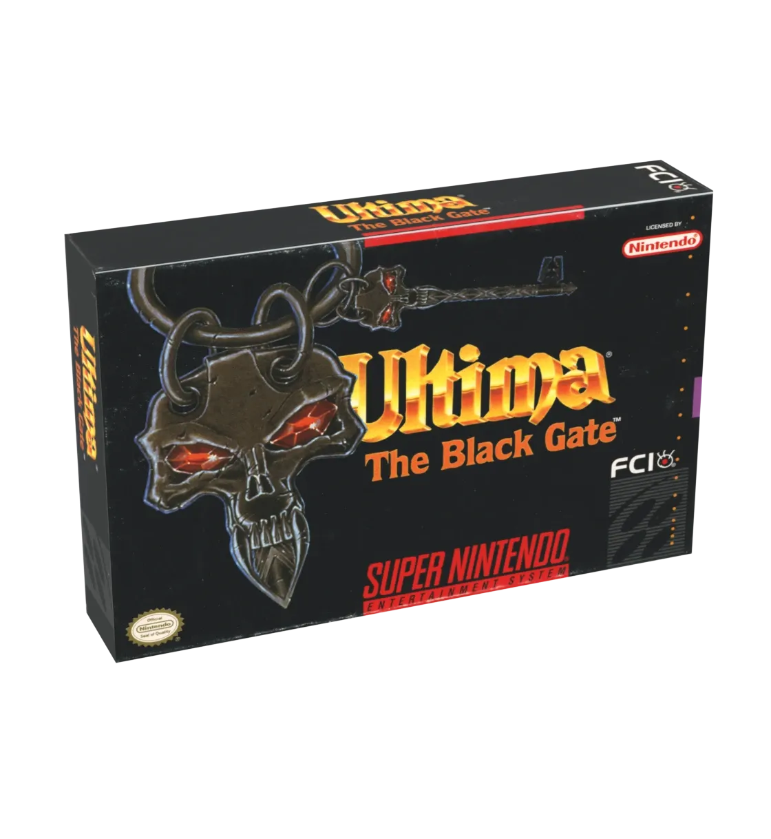 Ultima The Black Gate Reproduction Box