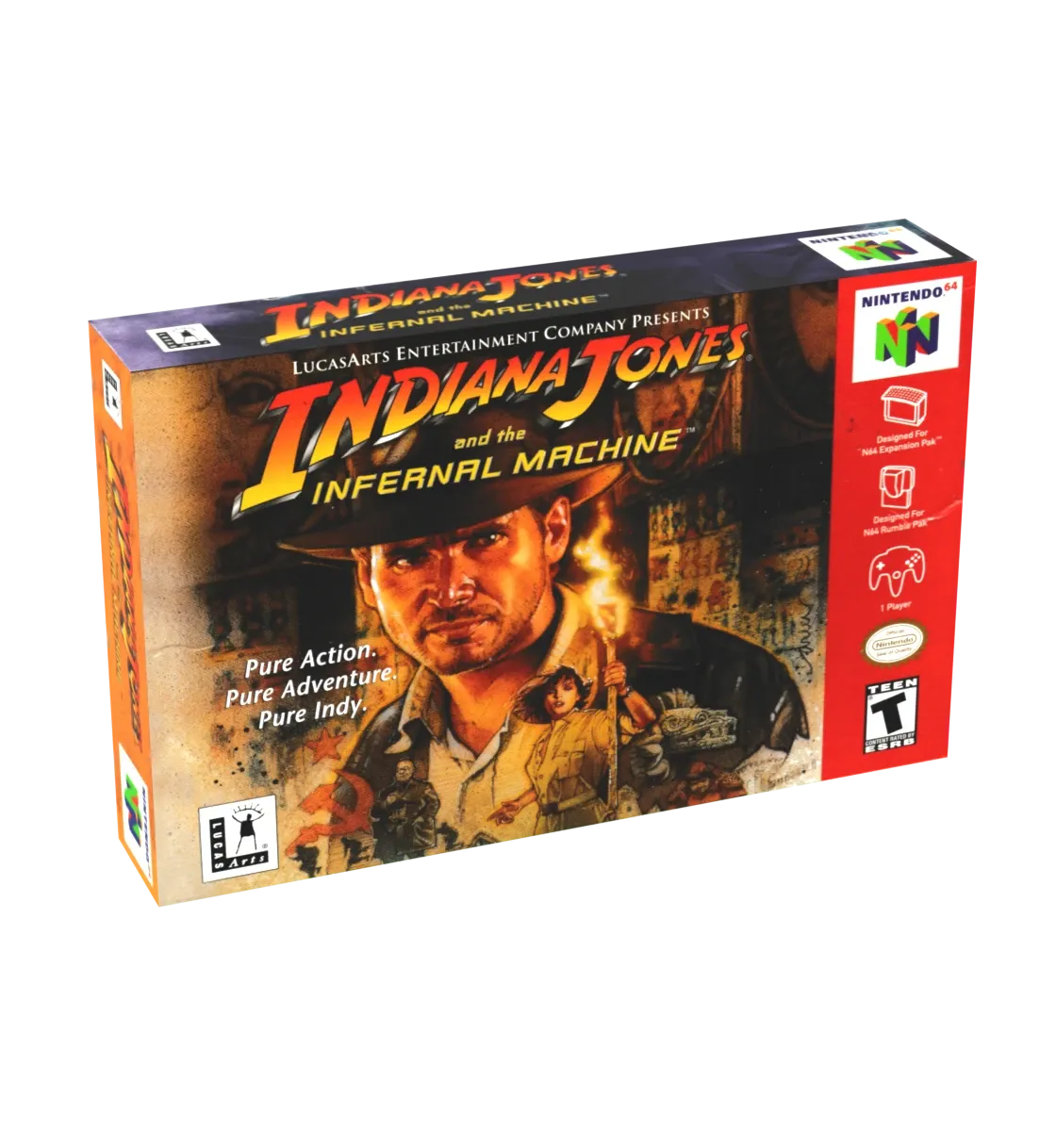 Indiana Jones and the Infernal Machine Reproduction Box