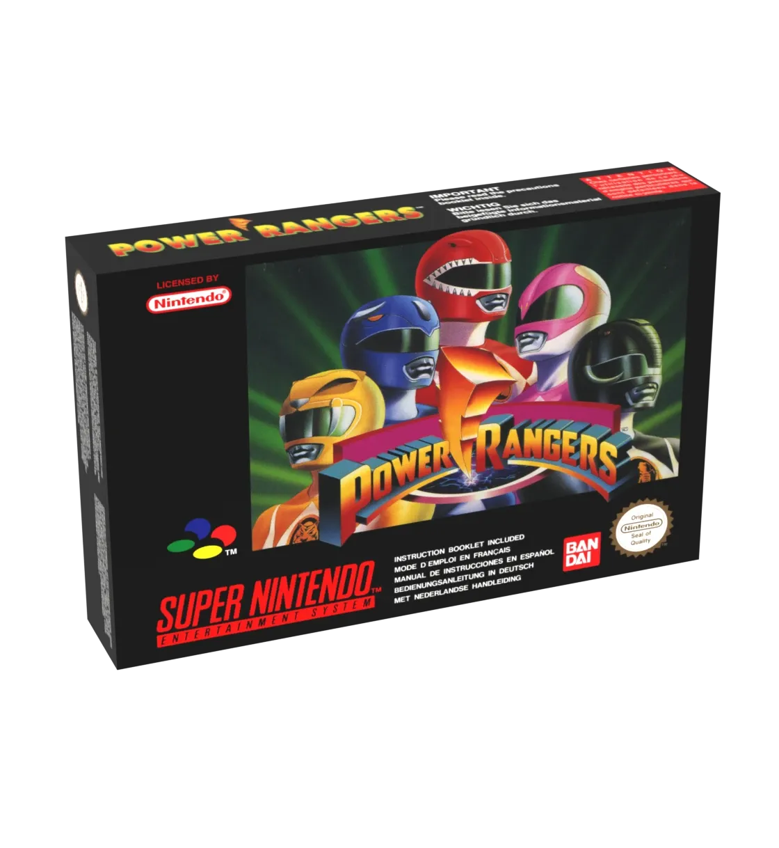 Power Rangers Reproduction Box
