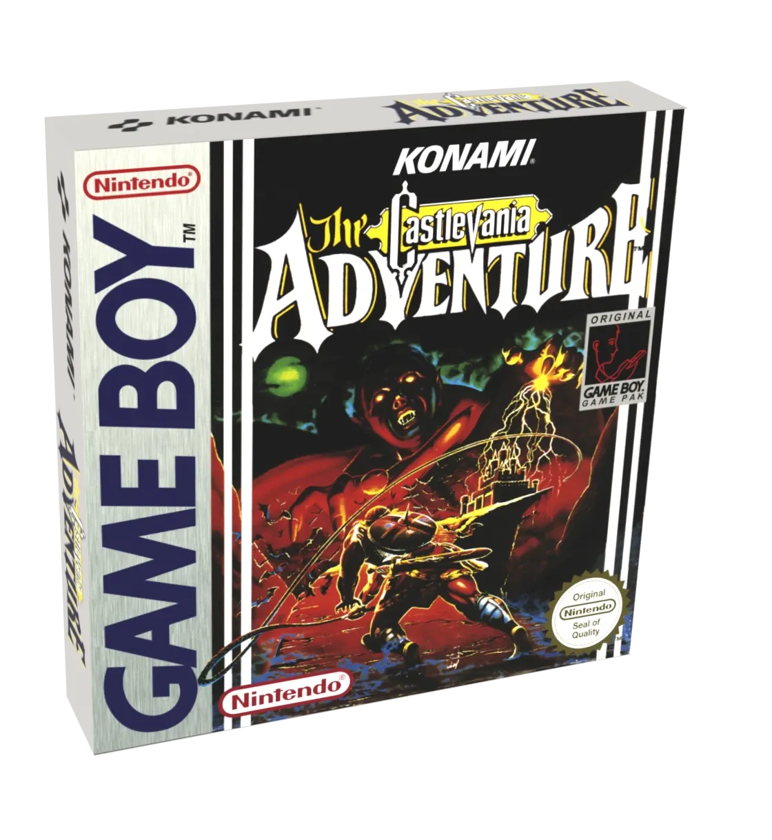 Castlevania Adventure Reproduction Box