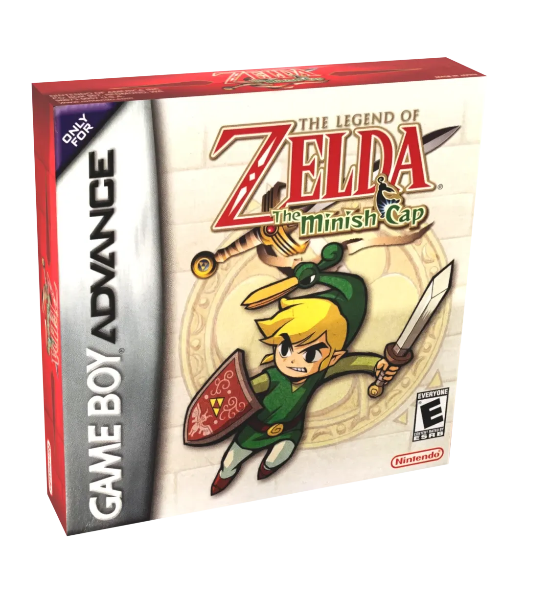 The Legend of Zelda The Minish Cap Reproduction Box