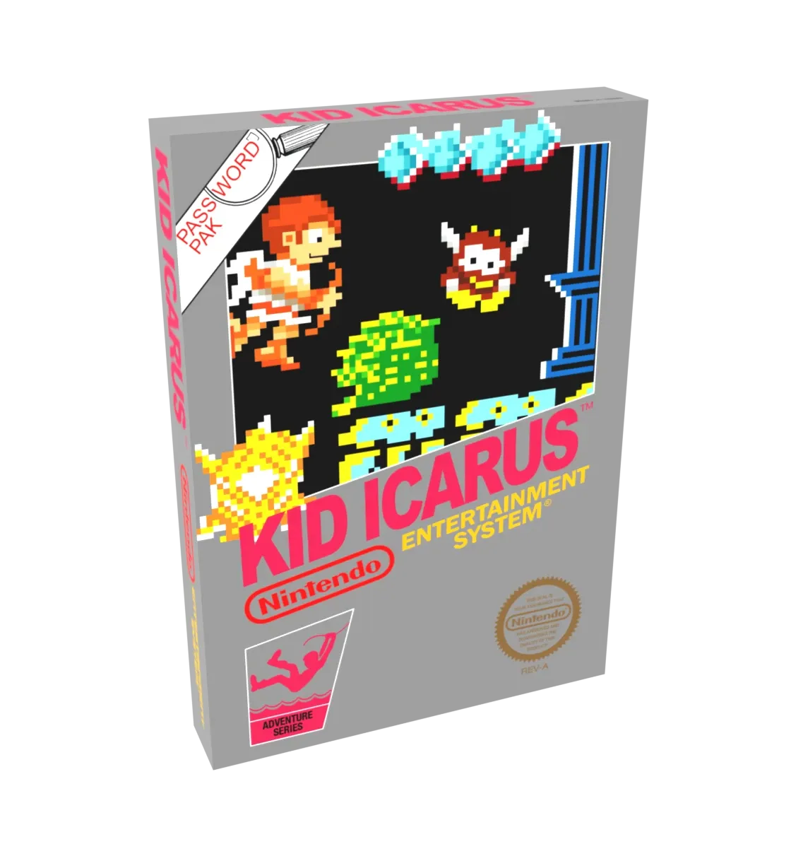Kid Icarus Reproduction Box