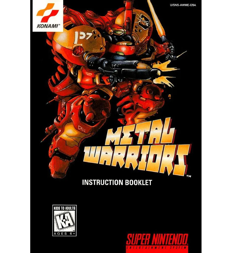 Metal Warriors Reproduction Manual