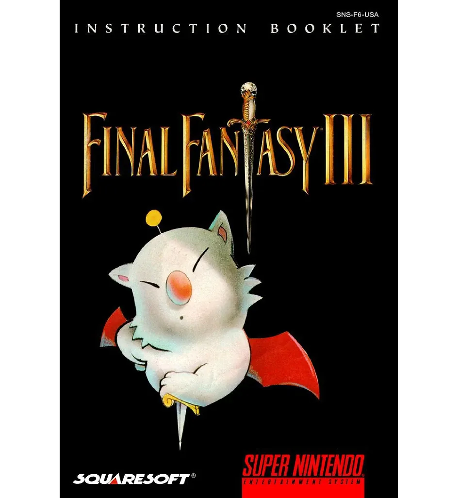 Final Fantasy 3 Reproduction Manual