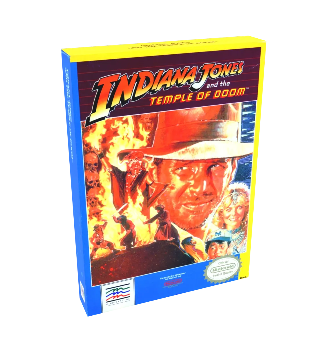 Indiana Jones and The Temple of Doom Reproduction Box