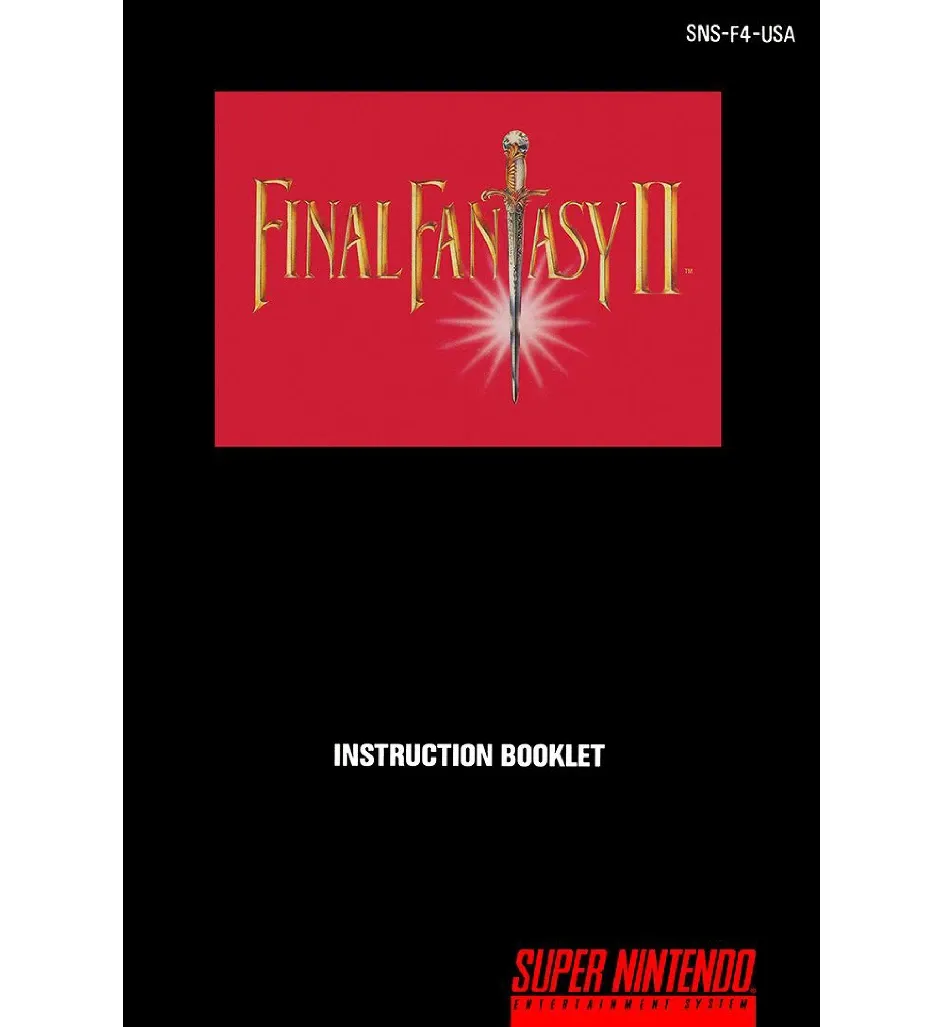 Final Fantasy 2 Reproduction Manual