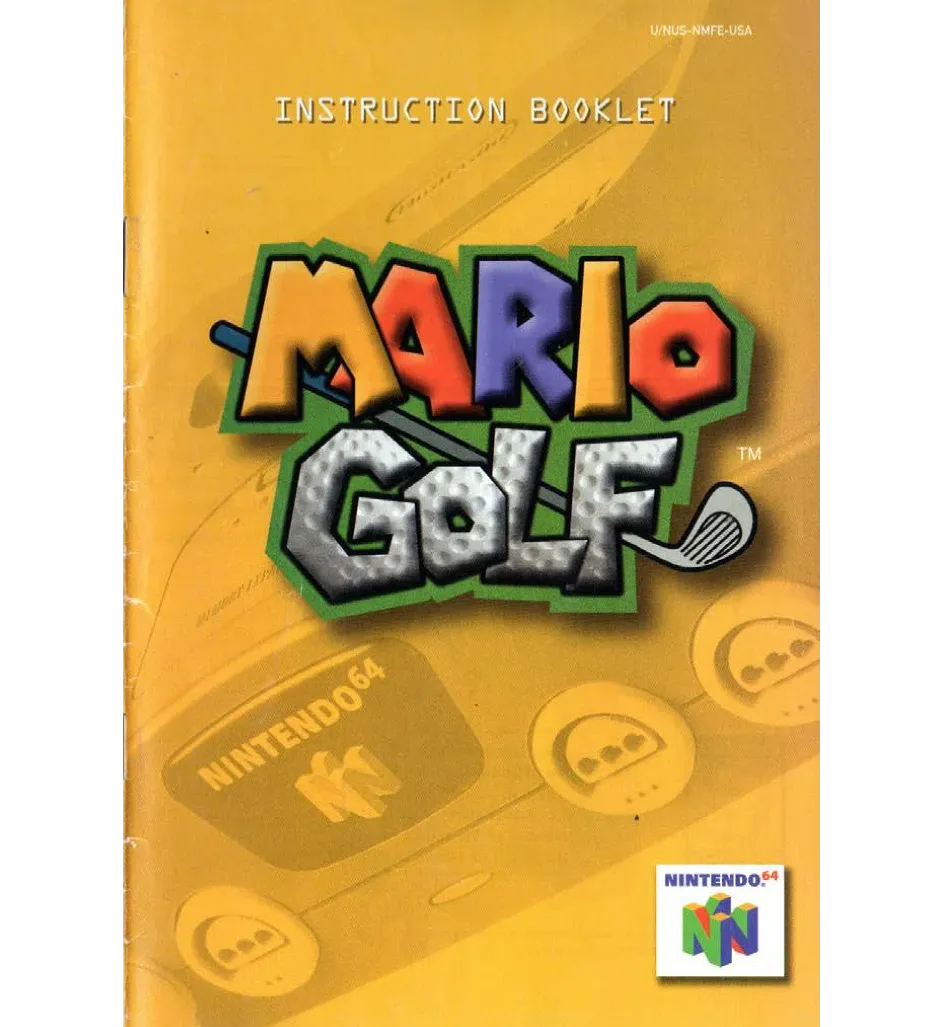 Mario Golf Reproduction Manual