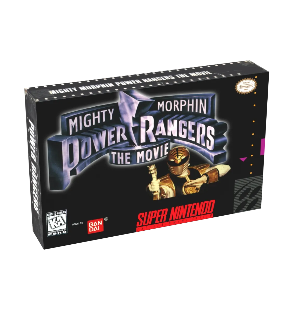 Mighty Morphin Power Rangers The Movie Reproduction Box