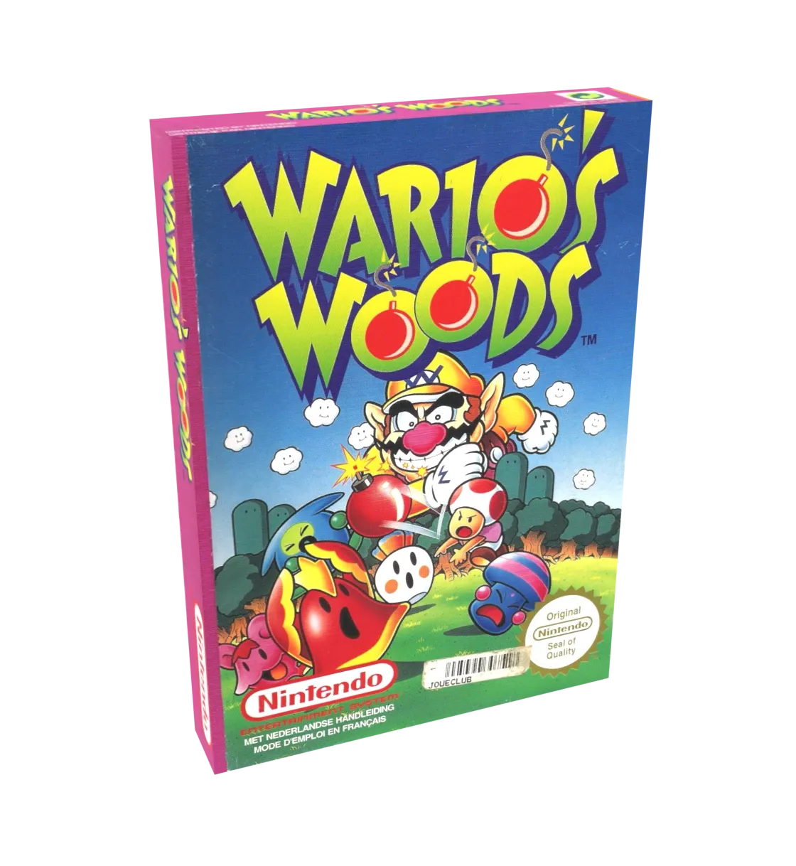 Wario&#39;s Woods Reproduction Box
