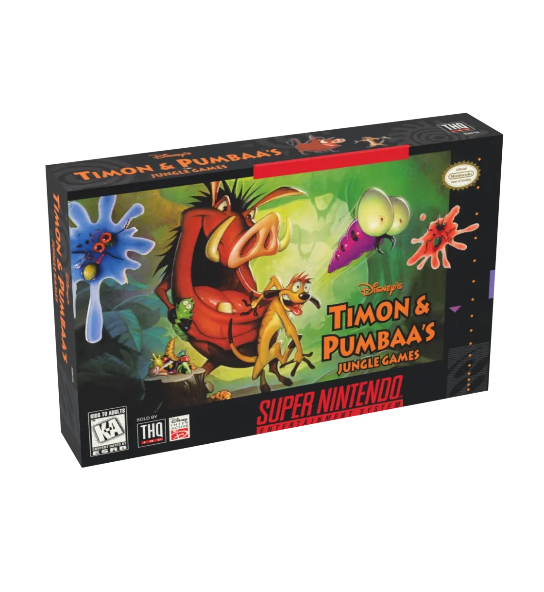 Timon and Pumbaa&#39;s Jungle Games Reproduction Box