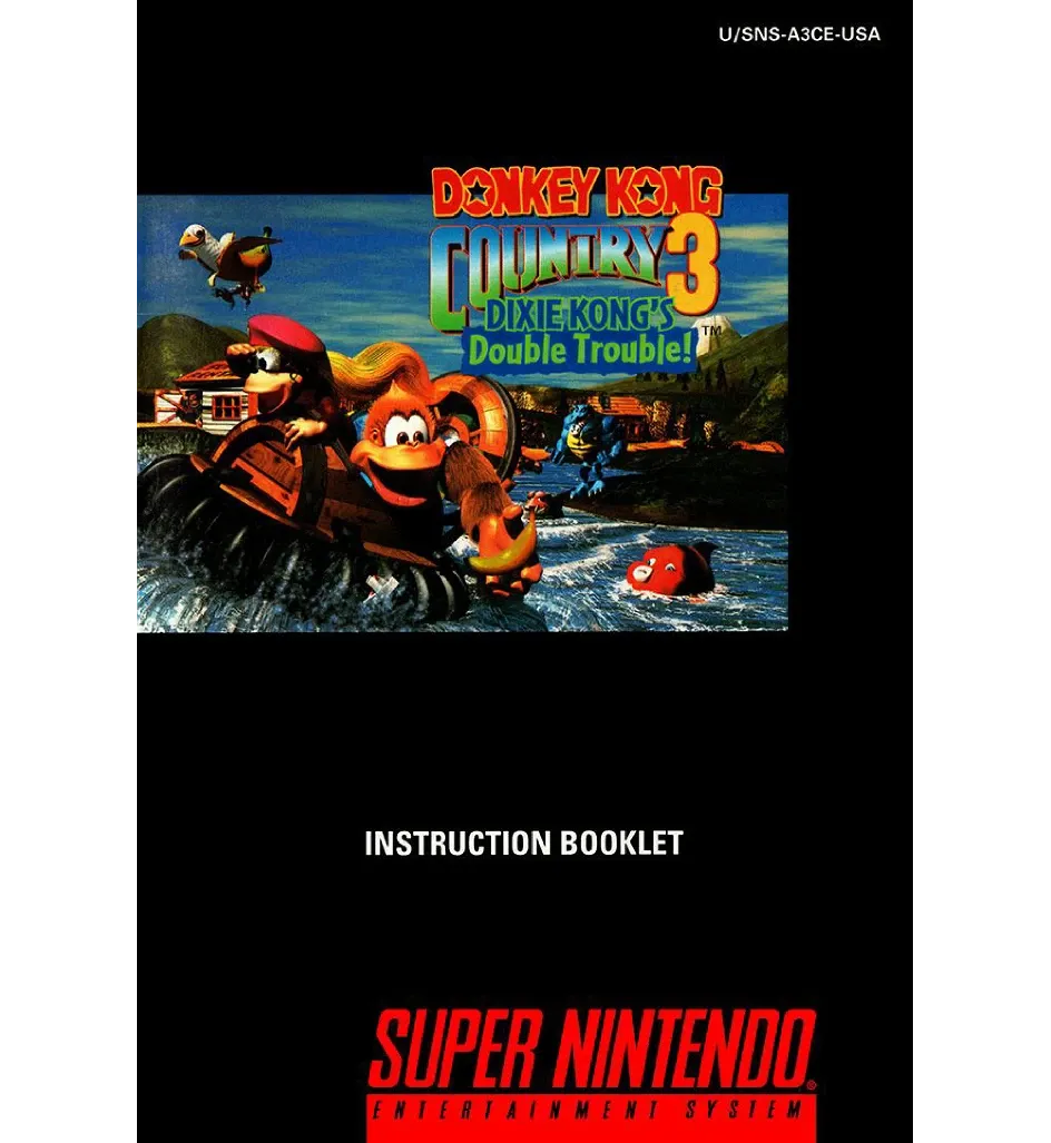 Donkey Kong Country 3 Reproduction Manual