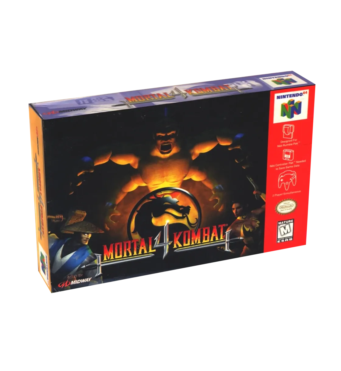 Mortal Kombat 4 Reproduction Box