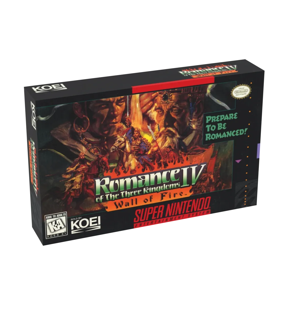 Romance of the Three Kingdoms IV Reproduction Box