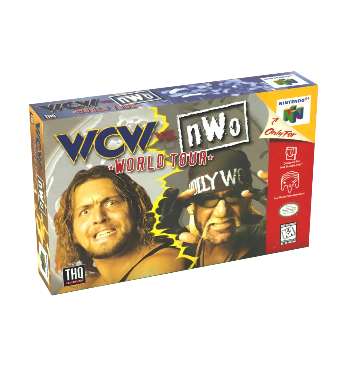 WCW vs NWO World Tour Reproduction Box