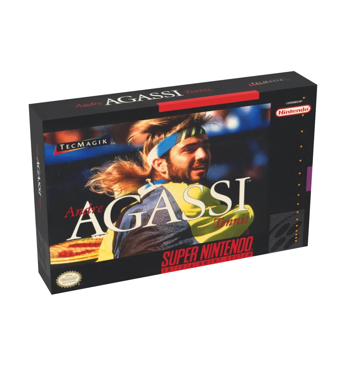 Andre Agassi Tennis Reproduction Box