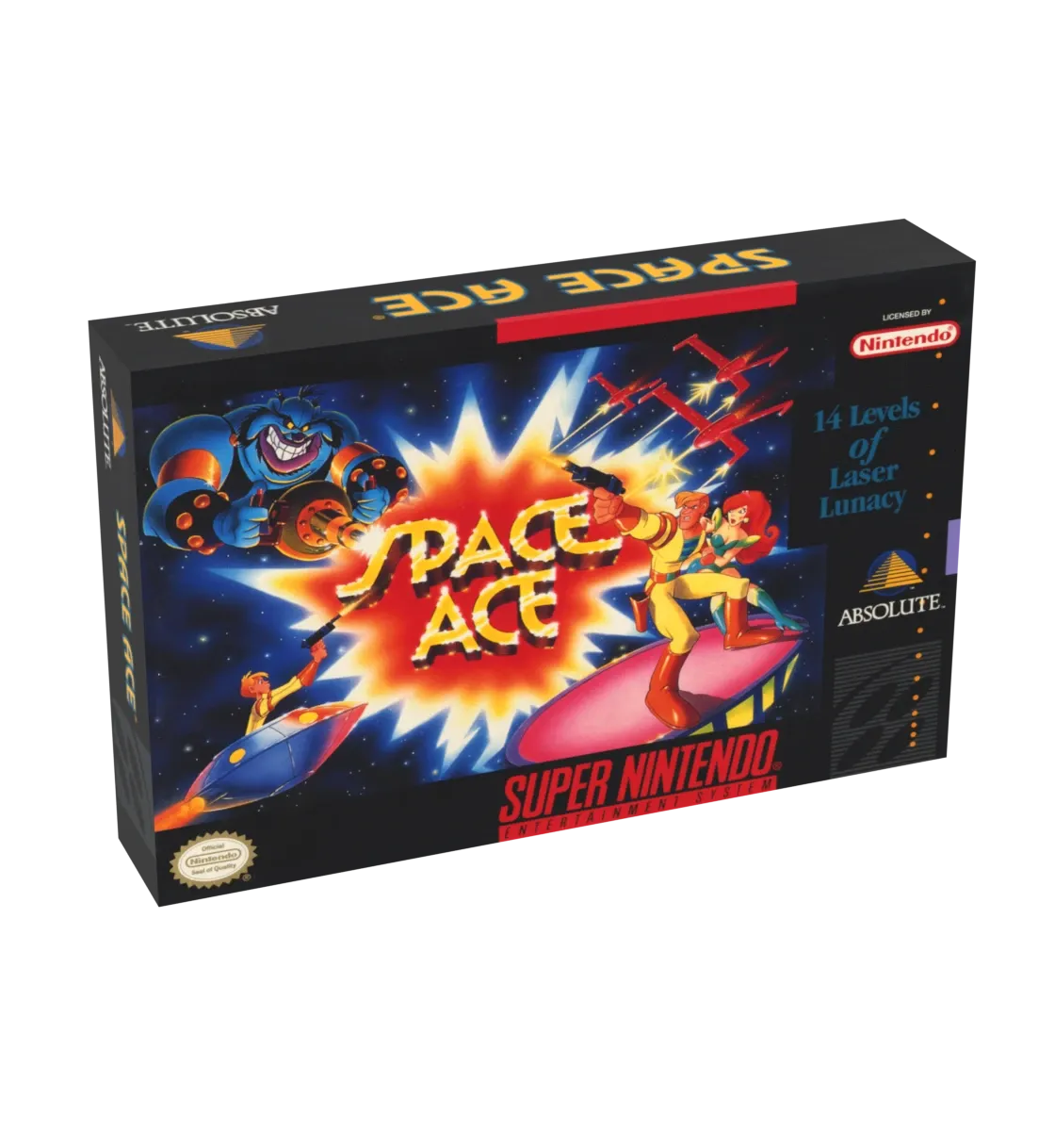 Space Ace Reproduction Box