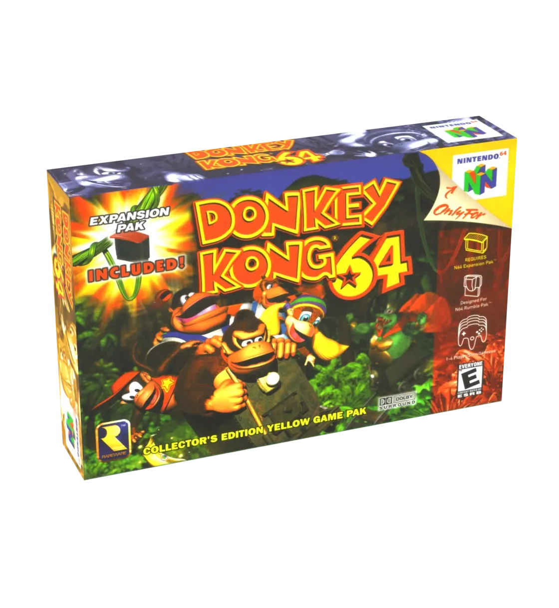 Donkey Kong 64 Reproduction Box