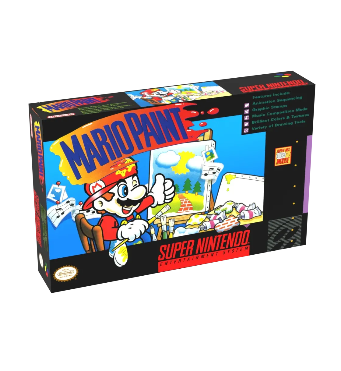 Mario Paint Reproduction Box