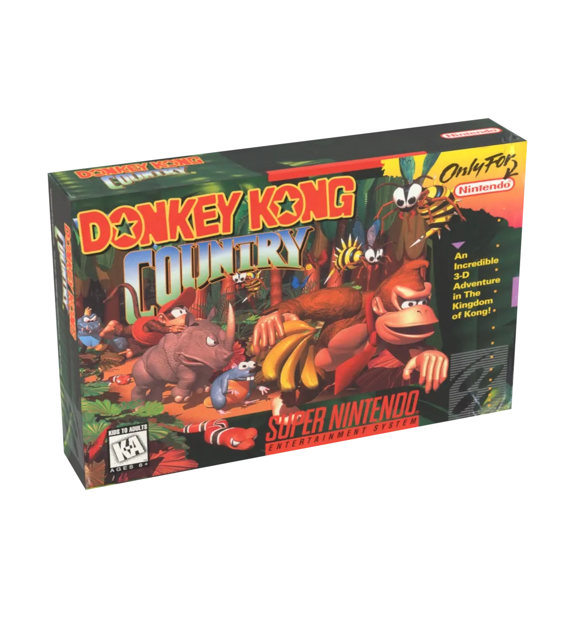 Donkey Kong Country Reproduction Box