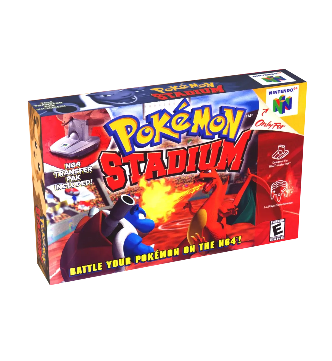 Pokemon Stadium [Custom] Reproduction Box