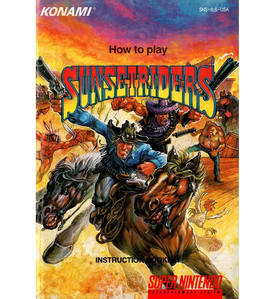 Sunset Riders Reproduction Manual