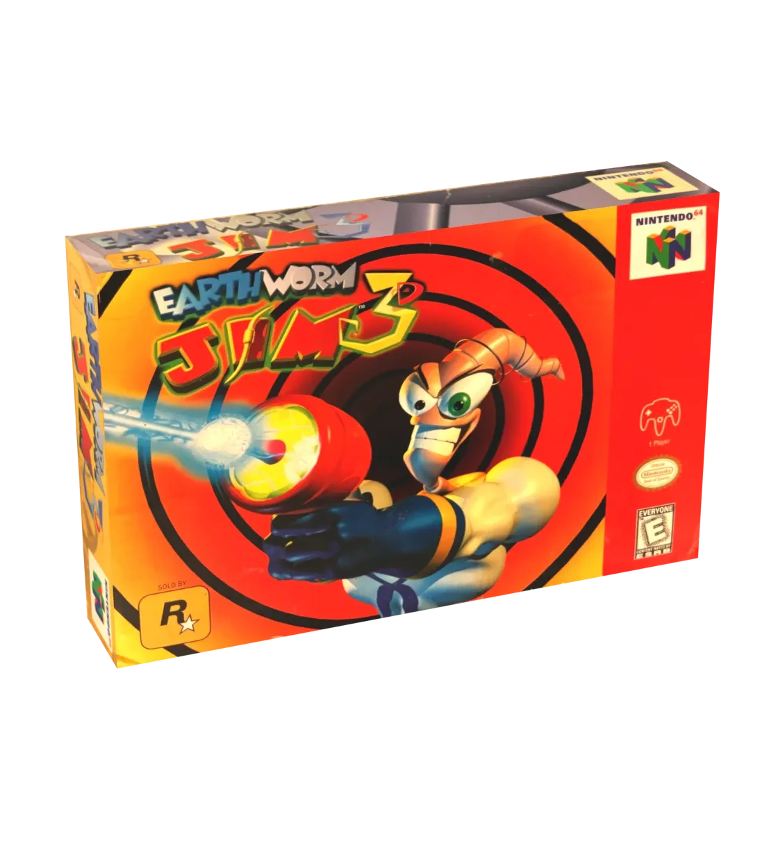 Earthworm Jim 3D Reproduction Box