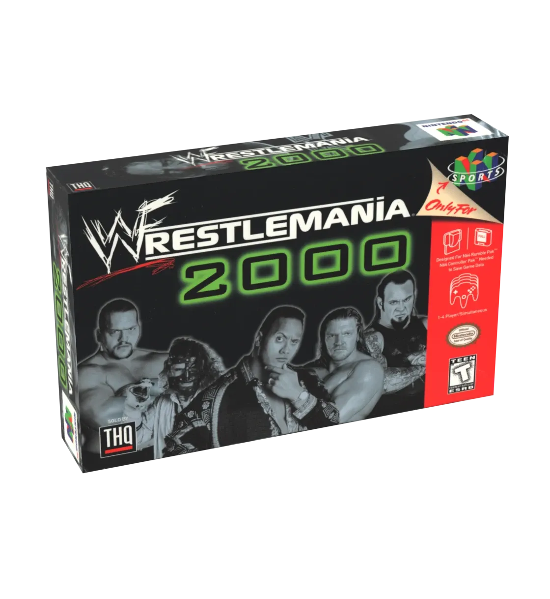 Wrestlemania 2000 Reproduction Box