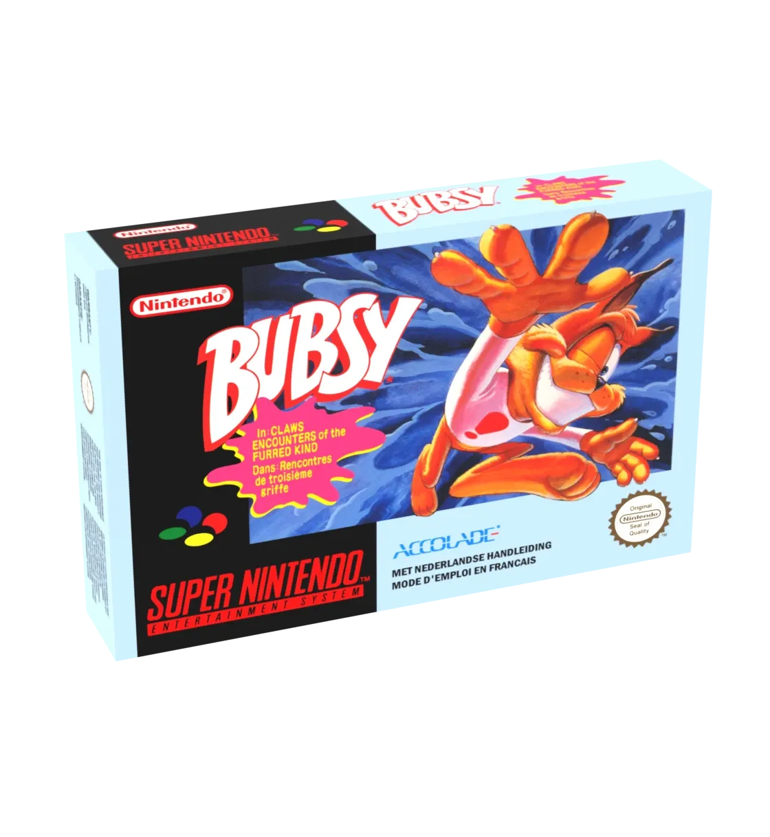 Bubsy Reproduction Box