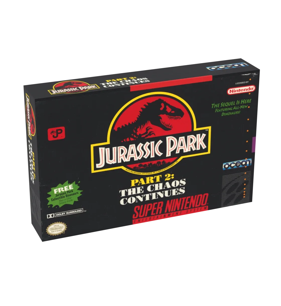 Jurassic Park Part 2 Reproduction Box