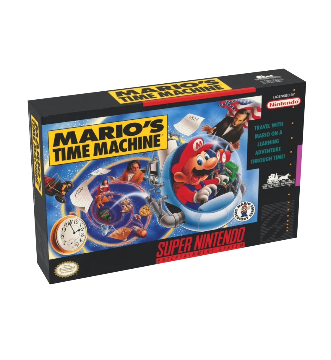 Mario&#39;s Time Machine Reproduction Box