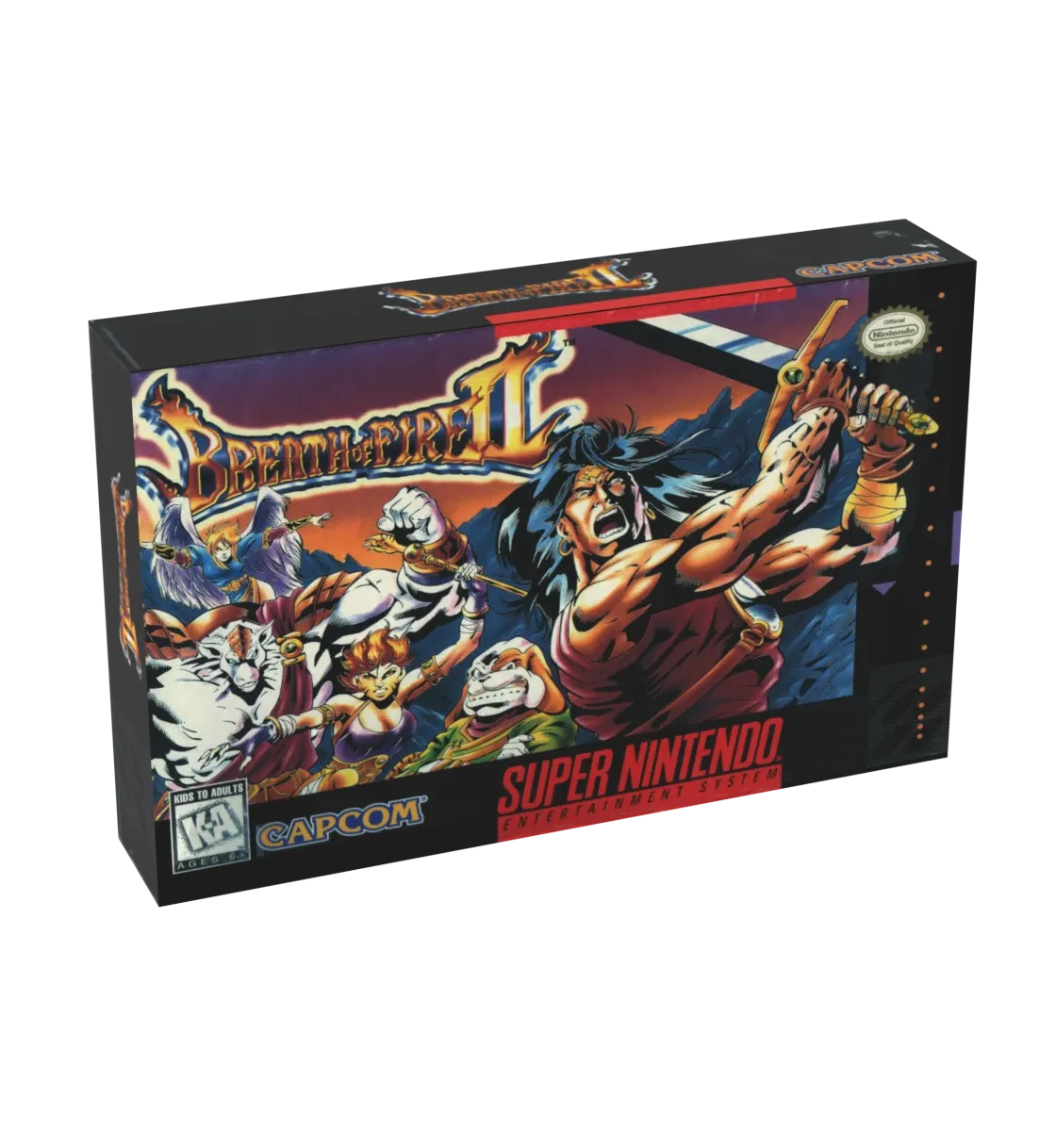 Breath of Fire 2 Reproduction Box