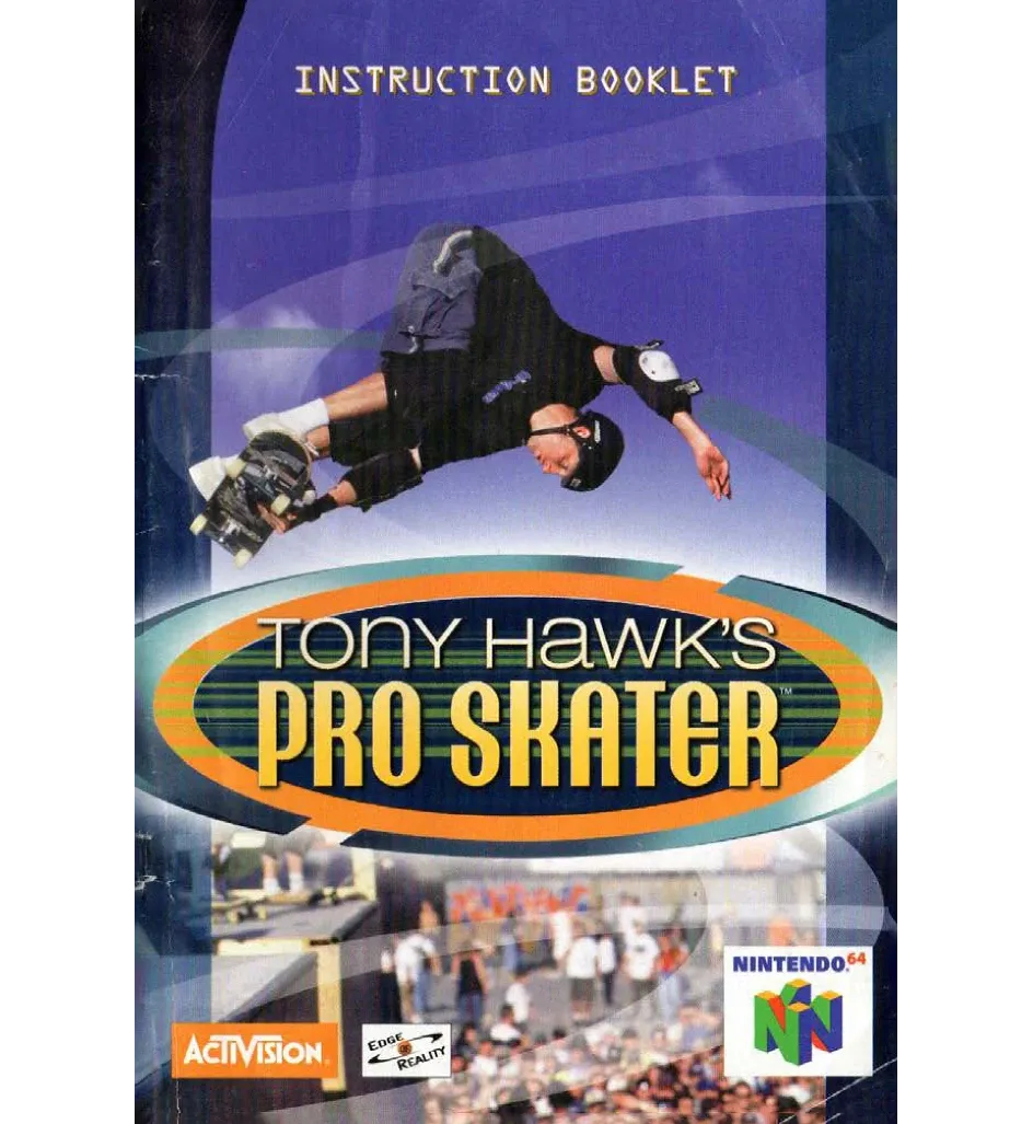 Tony Hawk&#39;s Pro Skater Reproduction Manual